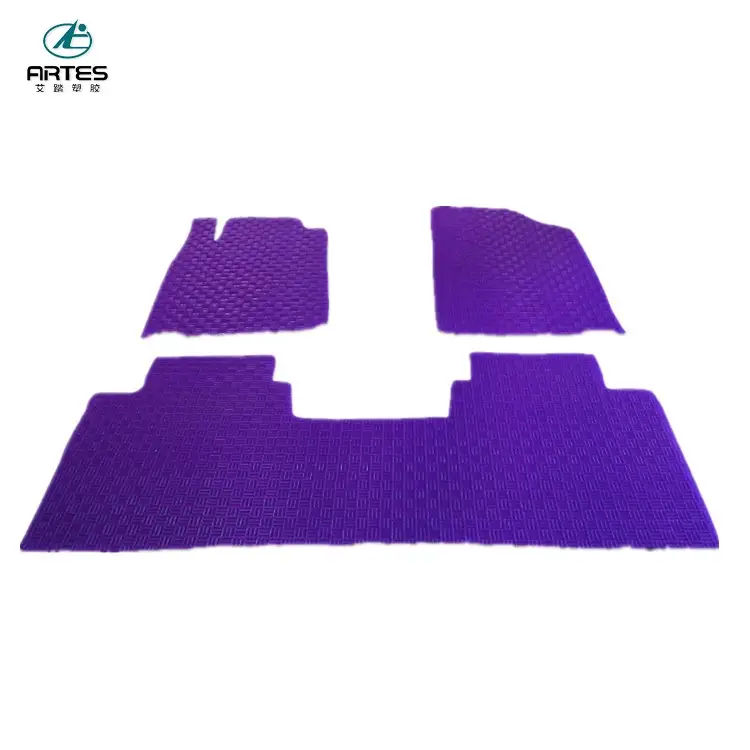 Artz — tapis de voiture jetable, ancre, violet, 5d, ensemble d'accessoires, fait sur mesure