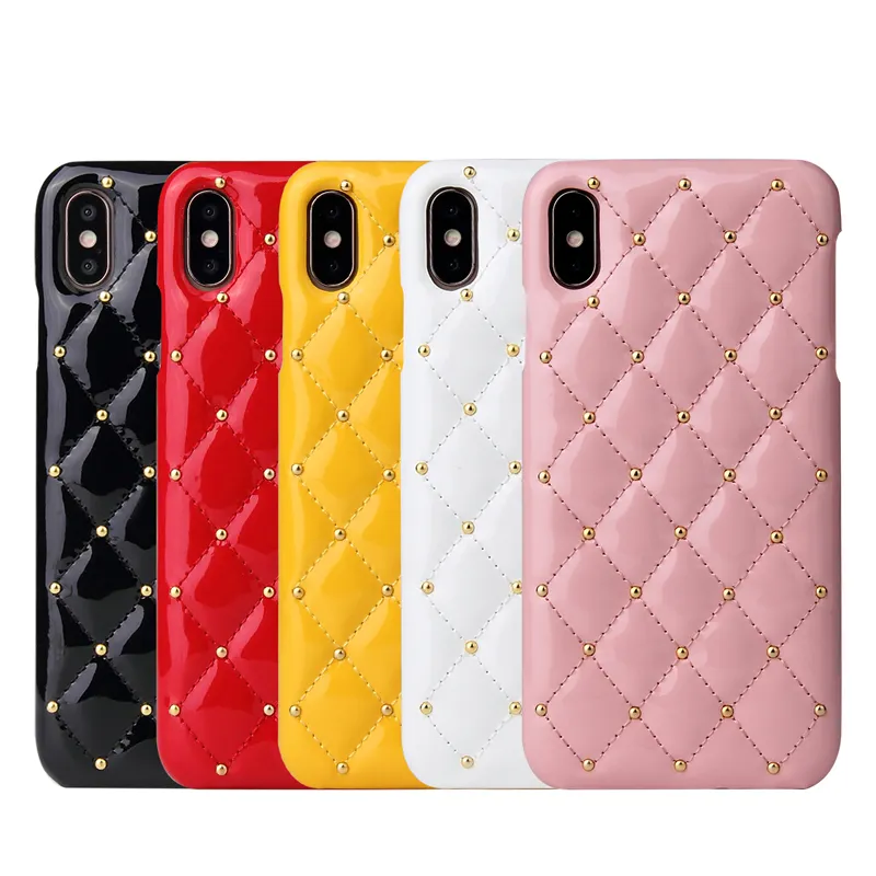Fashionable woman style leather cell phone cases for iPhone X XR XS MAX luxury design mobile phone covers for apple iphone