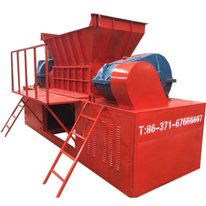 Waste Rubber Tyre <strong>Shredder</strong> Machines / Used Tire Recycling Plant / <strong>CE</strong> Waste Tire <strong>Shredder</strong> - Product Image 1