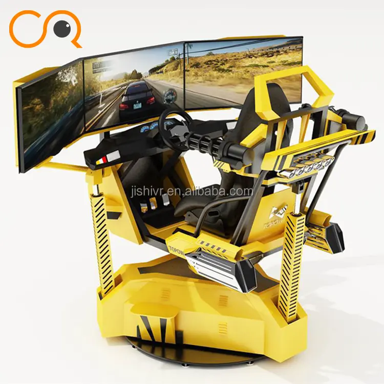Hot Sale 3D Racing Car Arcade Game 9D Motion Driving Simulator Game Machine For販売