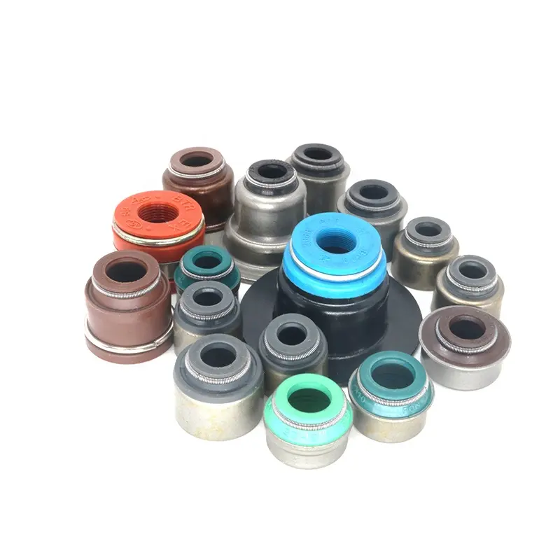 High Quality FKM Engine Valve Oil Seal Rubber and Metal Valve Stem Seals for AUDI LADA Cars 24-Hour Delivery Neutral Packaging