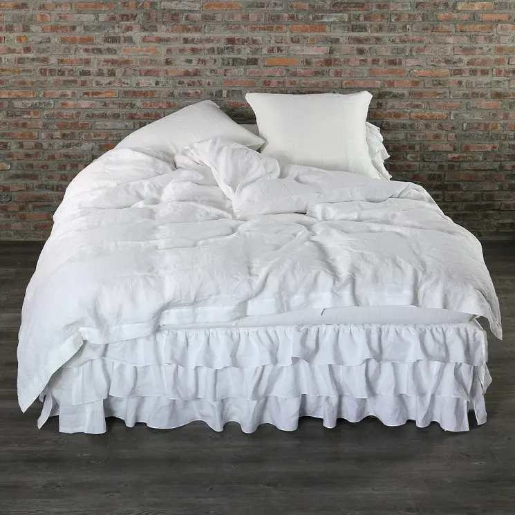 Parure de lit, ensemble de literie blanc, personnalisé, de luxe, nouvel arrivage, 4 pièces