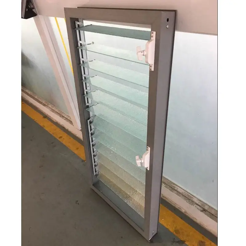 Ventana de vidrio templado para el hogar, persiana para ventanas, venta directa de fábrica