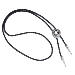 新製品ブロンズスターボロタイレザーコードネックレスロングセーターチェーン - Product Image 4