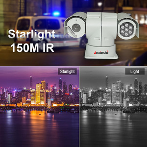 安新石2.0mp星光20X高清H.265红外150M <span class=keywords><strong>IP</strong></span> PTZ车辆系列摄像机1080P车载PTZ摄像机