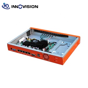 Modischer 1U 4Lans Rack Mount Firewall Barebone Server
