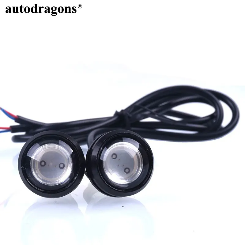 AutoDragons High power cob chip 18mm 18 CM Auto Styling DRL LED Eagle Eyes Dagrijverlichting Led Auto werk Licht