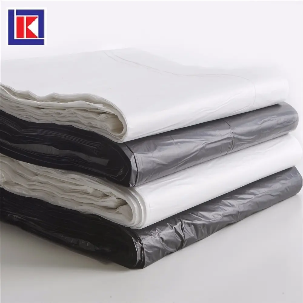 Tailin Heavy Duty Refuse Sacks Large Size 80L Thicken Black Garbage Bag for Public Trash Can Industrial rubbish disposal