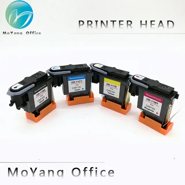 MoYang 11 Testina di Stampa rigenerate Per HP C4810A C4811A C4812A C4813A Testina di Stampa Per HP Designjet 500 800 K850 510