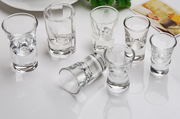 K-229-02W Clear drinking glass tumbler Whiskey glass shot glass