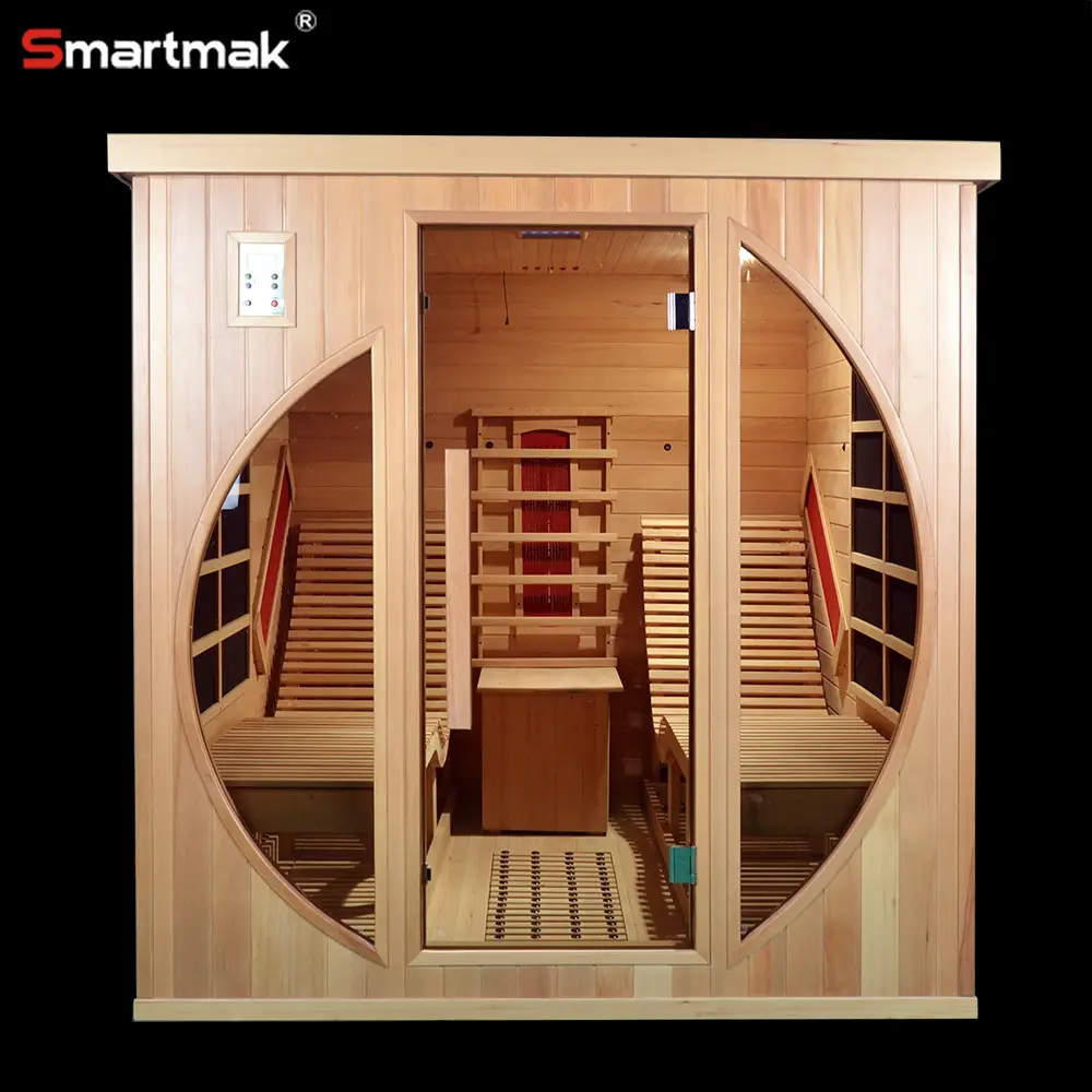 Low Emf Canada Red Cedar Carbon Heating Far Infrared Sauna