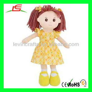 LE-D448 sevimli sarı dolması pamuk kız Mini gerçek bebek - Product Image 2