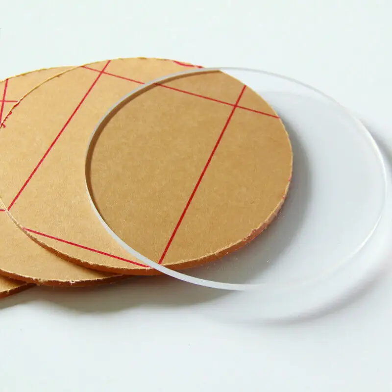 Discos circulares de plástico acrílico transparente, hoja de Perspex redonda, Logo impreso, decoración, hoja redonda