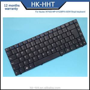 HK-HHT cho itautec w7425, intelbras I300, clevo w84 w840t m4121 C4500 Đen Brazil Bàn phím MP-07G36E0-430 6-80-w84t0-161-1 - Product Image 4