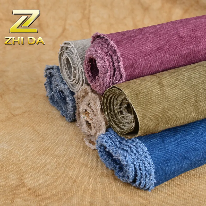 Commercio all'ingrosso su misura 16 oz tie dye cotone iuta tessuto di tela per il sacchetto di spalla