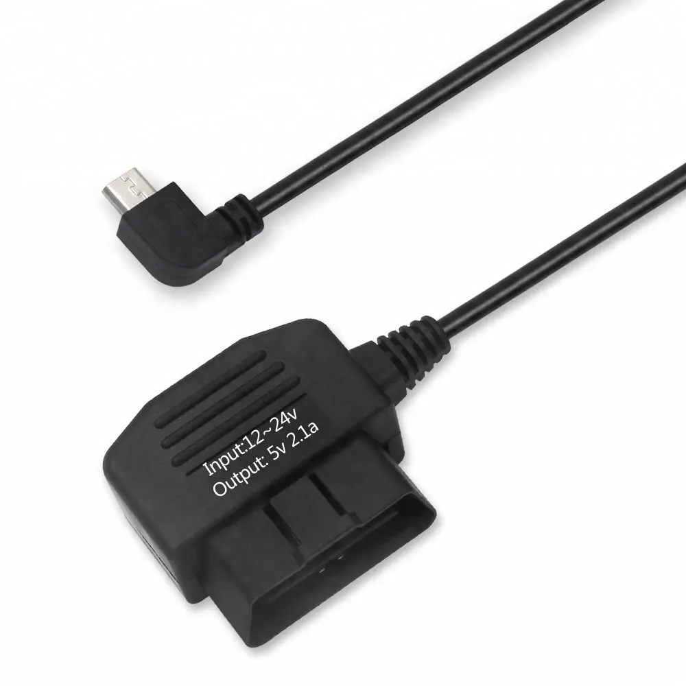 Câble d'extension OBDII mâle vers Micro USB, pour téléphone portable, Android, 10-60CM, câble d'extension, prise OBD2