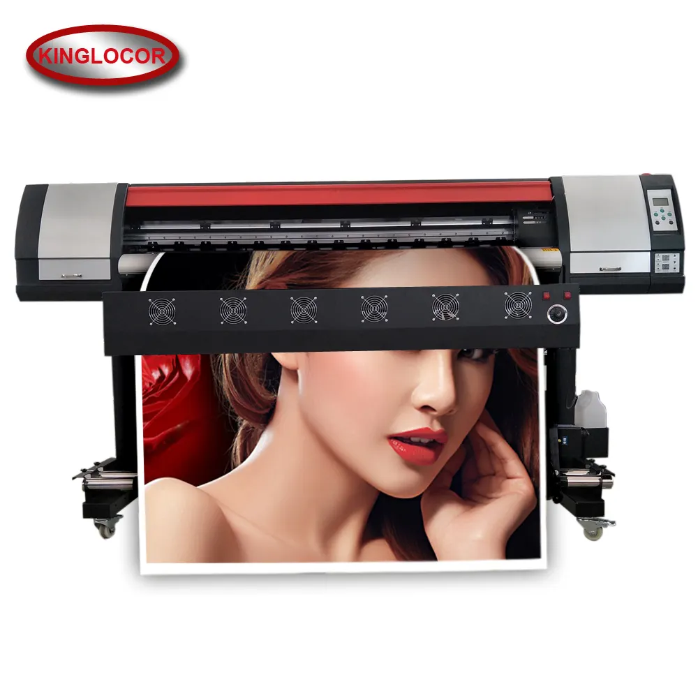 Professional高Precision Double Print Head 1.6M Eco Solvent Printing Machine
