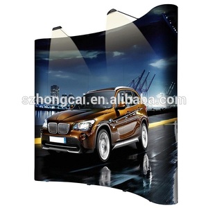 Primavera <span class=keywords><strong>Pop</strong></span> up Backdrop Stands Straight Curved Background Wall Shopping