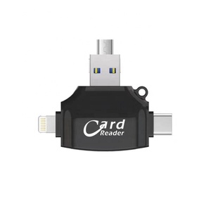 Lettore di Schede SD Micro lettore di Schede di Memoria 4 in 1 Connettori USB Lettore - Product Image 3