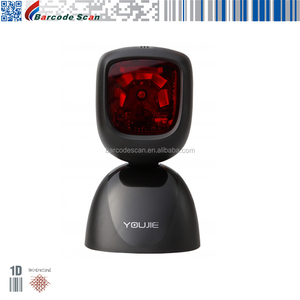 O <span class=keywords><strong>scanner</strong></span> de código de barras a laser omnidirecional de linha paralela compacto Honeywell Youjie YJ5900 mãos-livres