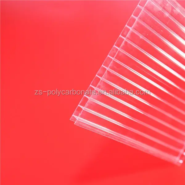 Feuille creuse en Polycarbonate pour couverture de serre, bâche creuse, pas cher, prix d'usine