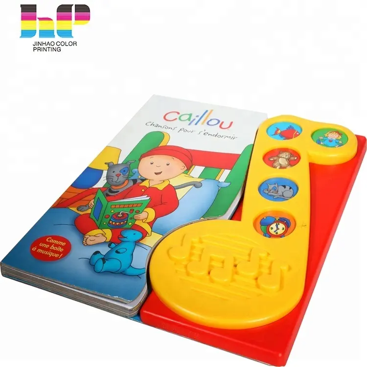 High quality Gift children box book with music box