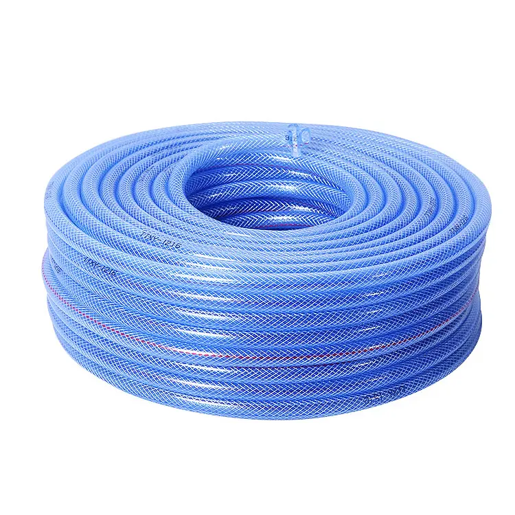 100m pvc fiber reinforced braided hose sofe flexible water plastic hose