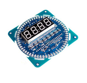 Taidacent DS1302 saat modülü dönen LED ekran elektronik saat alarm dijital ekran alarm ds1302 gerçek zamanlı saat modülü