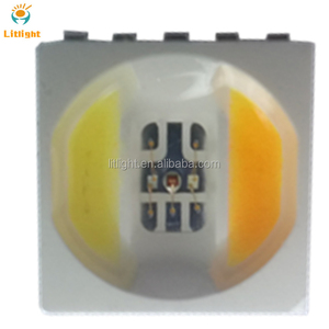 custom multichip leds 5050RGBWW PLCC-10 multi color High Power light emtting Diode RGBWW 5in1 <strong>SMD</strong> 6064 5054 <strong>5050</strong> LED Chip 2.5W - Product Image 4