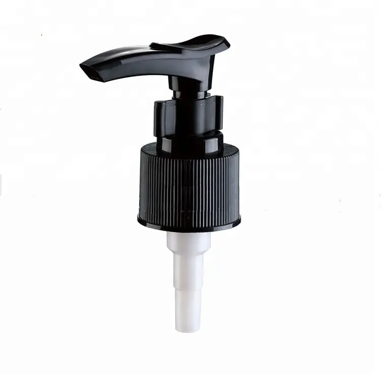 IBELONG-dispensador de bomba de loción de plástico transparente, rociador con abrazadera para proveedor de botellas de plástico blanco y negro, venta al por mayor, 20/410, 24/410