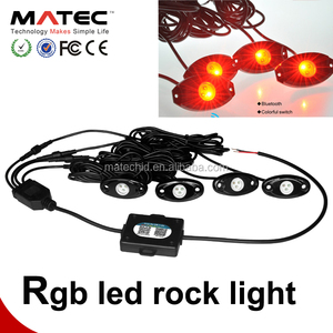 4,6,8,12ポッド<span class=keywords><strong>LED</strong></span>防水ロックライトRGBマルチカラーAPPブルーティースコントロールカーアンダーボディRGB <span class=keywords><strong>LED</strong></span>ロックライト