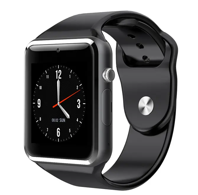 Smartwatch de pulso para celular gt08, relógio contínuo orient com pulseira