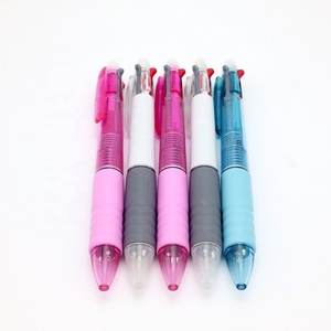 2 + 1 LOGO定制3入1多色促销油墨水2彩色圆珠笔，带铅笔和橡皮 - Product Image 2