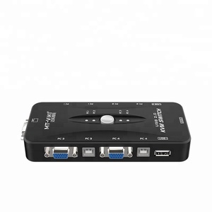VGA <strong>KVM</strong> <strong>Switch</strong> 4 Port, MT-VIKI USB VGA <strong>KVM</strong> Switcher Desktop Selector Box 1080P for 4 Computer Share <strong>1</strong> Monitor/keybooa