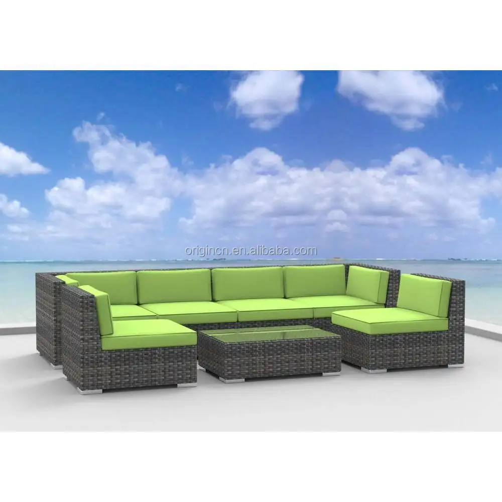 Moderno Design semplice Patio esterno Rattan divano sedie Set balcone