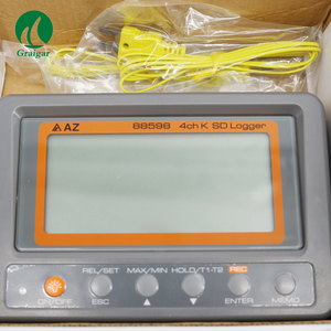 Termómetro Digital multicanal AZ88598, termopar tipo K de 4 canales, Registrador de temperatura, tarjeta SD, registrador de datos, AZ-88598 - Product Image 2