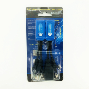 <span class=keywords><strong>2</strong></span>つのIPカメラ用の<span class=keywords><strong>1</strong></span>つのCat5e/6ケーブル (PT102A、B)