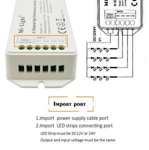 2,4G 4-канальная, высокая эффективность роботов 15A LED усилитель контроллер для RGB/RGBW светодиодные ленты с функцией памяти - Product Image 5