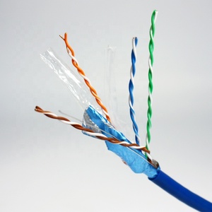 סיטונאי 305m PE PVC נחושת ethernet cat5 RJ45 חתול <span class=keywords><strong>6</strong></span> הטוב ביותר מחיר ftp cat6 lan כבל