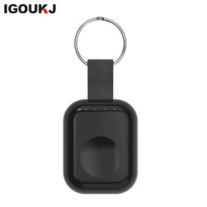 Oem Travelling מתנה כיס נייד 300mah סוללה כוח בנק עבור אפל חכם שעון Keychain מיני מטען אלחוטי