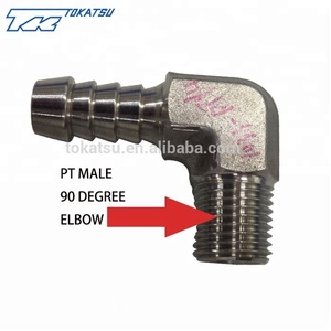 PT/NPT/BSP SS304/316 Hydraulic 90 Degree Elbow <strong>Tube</strong> Fitting