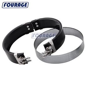 Polished Aluminum O Ring Hose Clamps Turbo Pegasus Wiggen Clamshell 2&quot; 2.5&quot; 3&quot; <strong>3.5</strong>&quot;4&quot;inch <strong>Coupling</strong> Intercooler Pipe Flange Clamp