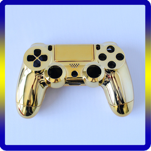 Carcasa personalizada para mando de PS4, carcasa cromada dorada - Product Image 2