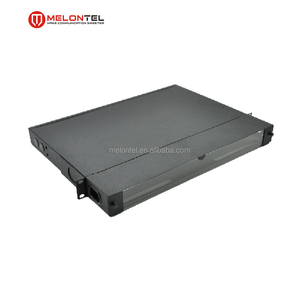 MT-1017 atacado 10 "tipo de montagem de rack, metal 1u totalmente carregado 10 polegadas 8 porto tipo fibra painel com adaptador sc lc fc st