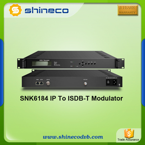 Chengdu Shineco Sell ISDB-T <strong>Encoder</strong> Modulator with GE Port - Product Image 2