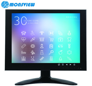 Monitor de pantalla LED cuadrado de tamaño pequeño de 7 pulgadas, monitor de ordenador LED pequeño de 7 pulgadas con VGA HDMIed AV BNC USB Audio - Product Image 2