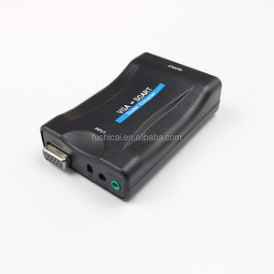 Convertidor de video VGA a SCART Computadora Interfaz de señal VGA a señal de TV Divisores y convertidores de video - Product Image 2