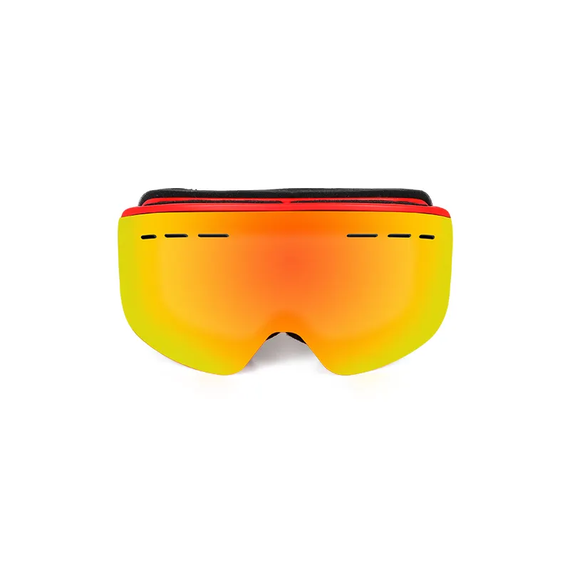 Gafas de nieve de esquí con diseño esférico, lentes de doble capa de alta calidad, gafas de esquí personalizadas, protección UV antiniebla, Correa antideslizante