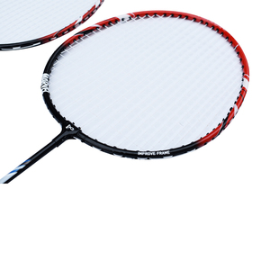 Kapalı açık çelik Badminton raket Set Battledore eğitim için