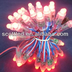 Programmierbare IP68 Rated WS2811 pixel knoten, 50pcs ein string,12mm led knoten